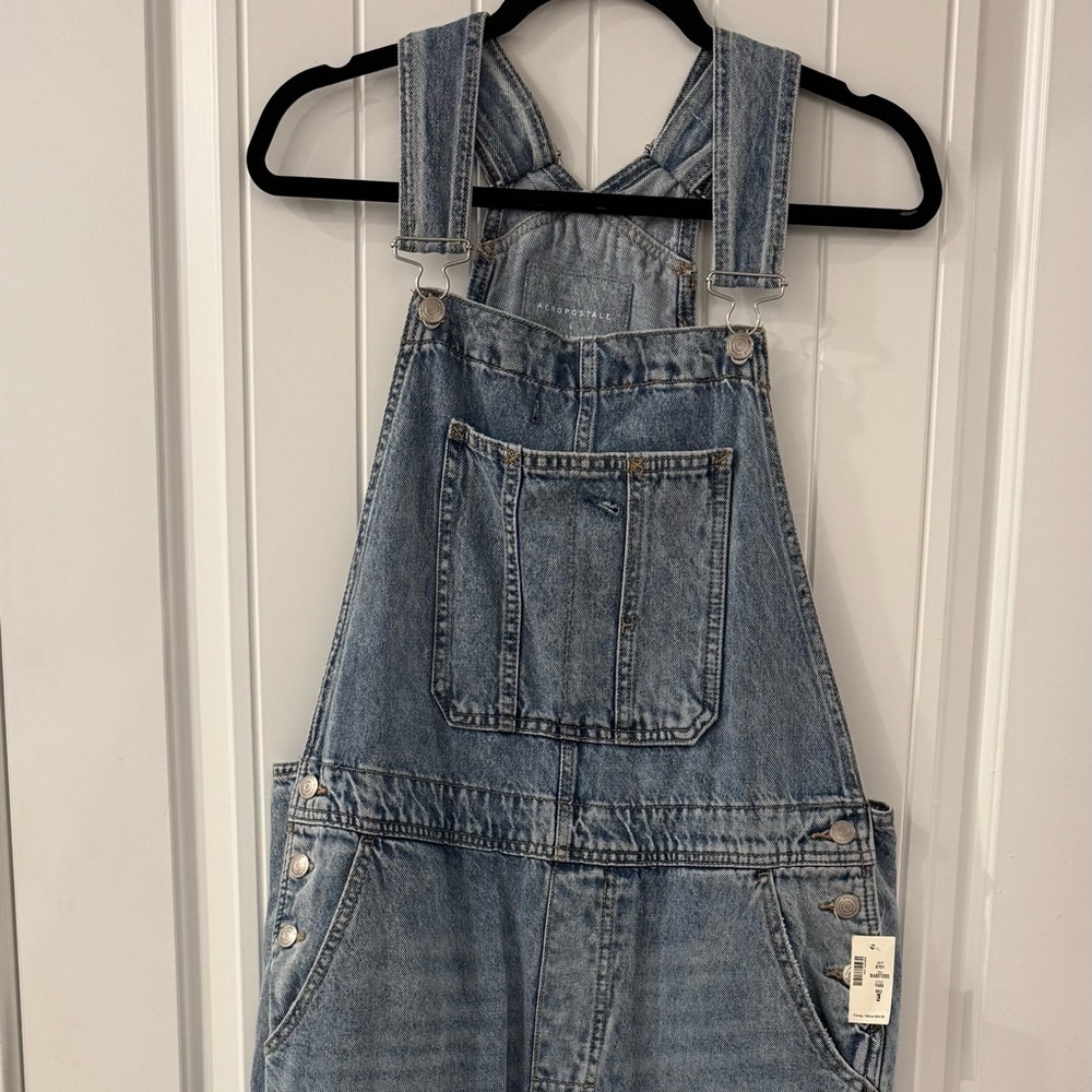 Aeropostale Light Blue Denim Overalls